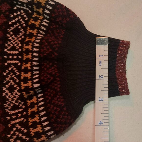 Women's Small Free People Cozy Cottage Half Zip Balloon Sleeve Boho Pullover - Picture 5 of 11